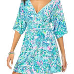 Lilly Pulitzer NWT  Parigi Romper Blue Ibiza Cabana Cocktail size small Photo 0
