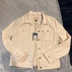 Universal Thread White Jean Jacket Size M Photo 0