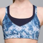 Lululemon On Your Way Bra Blue Toe Die Sports Bra Athletic 6 Photo 0