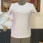 Necessitees Elevated Basic White Crew Neck T Shirt Photo 0