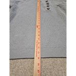 LUNYA Cozy Organic Cotton Blend Pocket Henley Sweater Women's L/XL Baby Blue Size undefined Photo 6