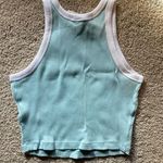 Uniqlo Ribbed Cropped Ringer Tank Top Photo 2