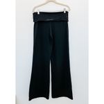 Under Armour Y2K  Foldover Low‎ Rise Flare Pants Black Size M Stretch Activewear Photo 3