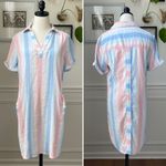 Southern Tide Kamryn Resort Stripe Dress Boat Blue $138 M Photo 1