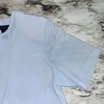 Karen Scott  | Short Sleeve Blouse Shoulder Pads Vintage | Blue | Womens | L Photo 1
