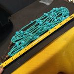 Blue glass beaded multi stand layering necklace Photo 8