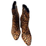 Marc Fisher LTD Leopard Print Haircalf Buckle Ankle Boots 9.5M Block Heel Photo 1