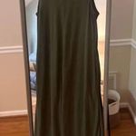 Good Vibes Long Sleeve Pocket T Shirt Long Size‎ Medium Green Photo 2