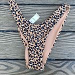 Aerie NWT medium cheekier cheetah print animal print high cut swim bikini Photo 0