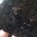 J.O.A. Black Sequin Crop Top Photo 3