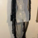 SheIn Black Sheer Lacy Cover up New & UNUSED NO TAGS no belt either SIZE XXL Photo 8