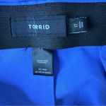 Torrid Pull-On Wide Leg Studio Refined Crepe High-Rise Pant Periwinkle 1 Tall Photo 6