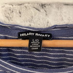 Hilary Radley Women’s  stripe pullover short sleeve casual dress cover-up Large Photo 2