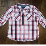 Tommy Hilfiger  Plaid Pullover Long Sleeve Checkered Shirt Photo 0