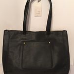 Black Leather Shoulder Bag Photo 1