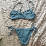 Kendall + Kylie S LIGHT BLUE PACSUN BIKINI SET TOP AND BOTTOM Photo 1