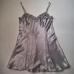 Victoria's Secret VICTORIA’S SECRET Vintage Grey Lace Slip Dress with Slit Photo 2