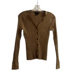 Club Monaco  tan ribbed cardigan brown beige size M Photo 1
