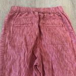Anthropologie  Longshore Cotton Cropped Pull On Pants Red Sunrise Beach Photo 6