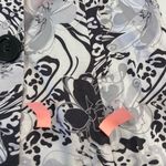 Vertigo Paris women’s gray cream peacoat belted half sleeve coat medium Photo 7