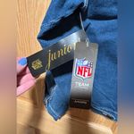 NFL  Apparel XS New England Patriots Juniors Denim Jean Jacket embroidered NWT Photo 7