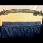 Vintage Faux Cream White Snakeskin Crossbody Purse 1980s Glameratti Silver Chain Photo 3