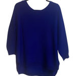 Jones New York  1XL blue long sleeve sweater Photo 0