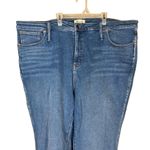 Madewell NWT Stovepipe Blue High Rise Jeans Plus Size 37 Photo 1