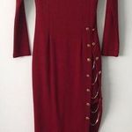 Marked Queen Long Sleeve Chain Slit Dress Size M Photo 0