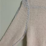 ZARA  Sweater Women Size Large Beige Wool Alpaca Pullover Knit Crew NEW Photo 7