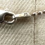 Sterling silver howlite pendant necklace Photo 3