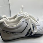 U.S. Polo Assn. Vtg Y2K White Stripe Sneaker Womens Size 9 Photo 2