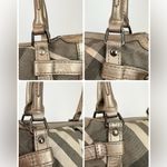 Burberry Pre-Owned Satchel Shimmer Nova Check Canvas Photo 9