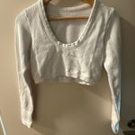 Alo Yoga Alo cropped long sleeve ribbed top Photo 0