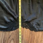 Victoria's Secret Vtg Y2K Victoria’s Secret Black Satin Skirt Lace Trim Sz Medium Tulip Photo 10