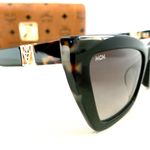 "MCM722SLB 009" BROWN/BLACK TORTOISE SHELL MODIFIED CAT EYE SUNGLASS NIB Photo 2