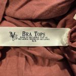 Victoria's Secret  Mauve Pink Built In Bra Top Off Shoulder Sleeve Ruched Size M Photo 4