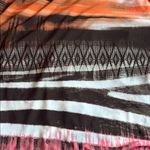 Chico's Size 2 Large Sleeveless Swing Dress Abstract Geometric Print Stretchy Photo 9