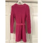 Boden NWT pink crochet knit long sleeve dress 6 Photo 5