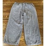 Old Navy Pull On Waist Blue Denim Linen Blend Super Wide Leg Pants Size XL Boho Photo 6