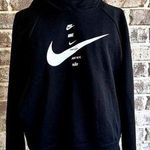 Nike NWT 2017 Oversized Hoodie Women's Medium Black Swoosh Just do It Fl… Photo 0