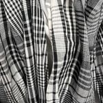 A New Day  Women's Black Plaid Long Sleeve Smocked Dress - Size XS - NWT Photo 6