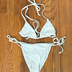ANDIE Bikini Set String Bikini Coconut Off white Eyelet size Small NWOT Photo 0