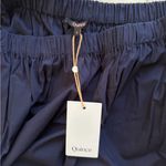 Quince 💙 NWT Navy 100% Organic Cotton Poplin A-line Maxi Skirt Sz L 💙 Photo 7