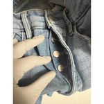 Warp + Weft Jeans Women 4 27 Blue Venture Distressed Crop High Waisted Ripped Photo 4