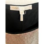 Maje Debardeur de Paille Microsequin Gold Top w Lamb Leather Straps 3 Large L Photo 4