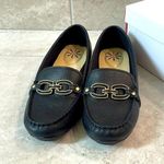 Isaac Mizrahi  black leather shoes size 7W. New Photo 0