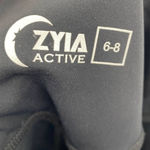 Zyia  Black Highrise Athletic Leggings High Rise Full Length Womens 6 8 Photo 4