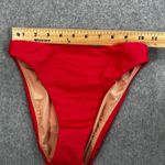 J.Crew Pink Ribbed High Rise Swim Bikini Bottom Women's XXS BE808 New *Descripti Photo 4