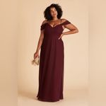 Birdy Grey  Devin Convertible Chiffon Dress In Cabernet Photo 3